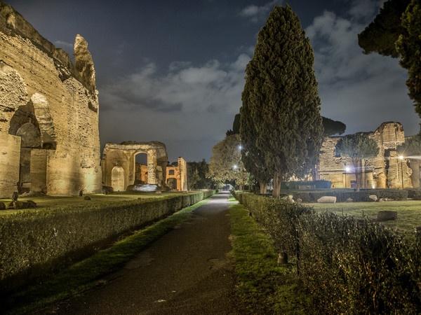 Terme di Caracalla, Roma, notturna