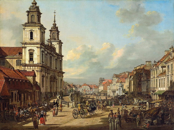 Bernardo Bellotto, <em>Veduta di Varsavia con la Chiesa di Santa Croce</em>, 1778, Castello Reale di Varsavia – Museo, Inv. no. ZKW/446 | Foto: Andrzej Ring, Lech Sandzewicz