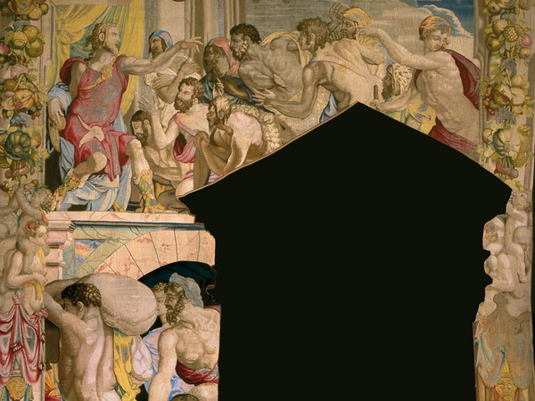 Vendita del grano ai fratelli, 1547. Disegno e cartone di Agnolo Bronzino. Atelier di Jan Rost. Firenze, Soprintendenza Speciale PSAE e per il Polo Museale