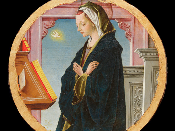 Polittico Griffoni, 1472-1473 circa, Francesco del Cossa, Vergine Annunciata, Gazzada, Collezione Cagnola