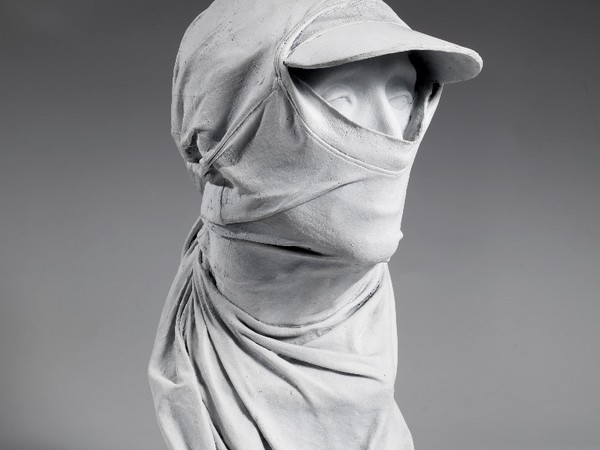 Fernando Sanchez Castillo, Mask, bronzo, cm. 46x38x30