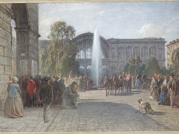 Antonio Fontanesi, Piazza Carlo Felice, Museo Accorsi-Ometto