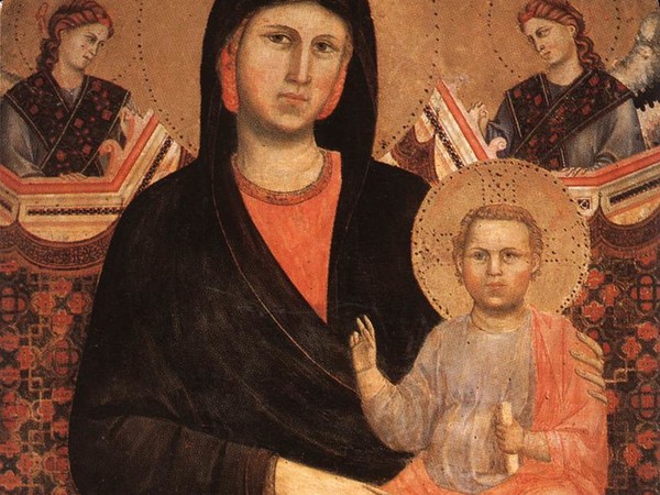 Giotto, Madonna di San Giorgio alla Costa, 1295, tempera e oro su tavola, cm 180x90