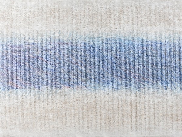 Paolo Masi, Senza titolo, 2014, tecnica mista su cartone, cm. 85x154