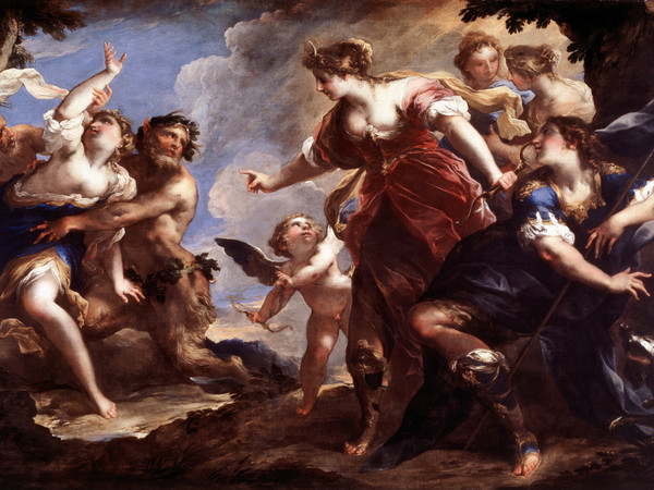 Valerio Castello, <em>Diana e Atteone con Pan e Siringa</em>, 1650 -1655 circa, olio su tela, 165,1 x 251,5 cm. West Palm Beach, Florida, Norton. Museum of Art, dono di R. H. Norton. Inv.49.3