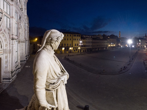 Massimo Sestini, Statua di Dante, Piazza Santa Croce, Firenze