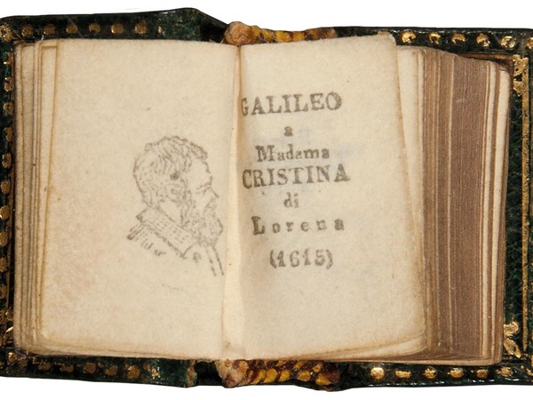 Galileo Galilei, Lettera a Madama Cristina di Lorena,Padova, Salmin, 1897, mm. 18x10, Bibliotace Nazionale Centrale, Firenze.