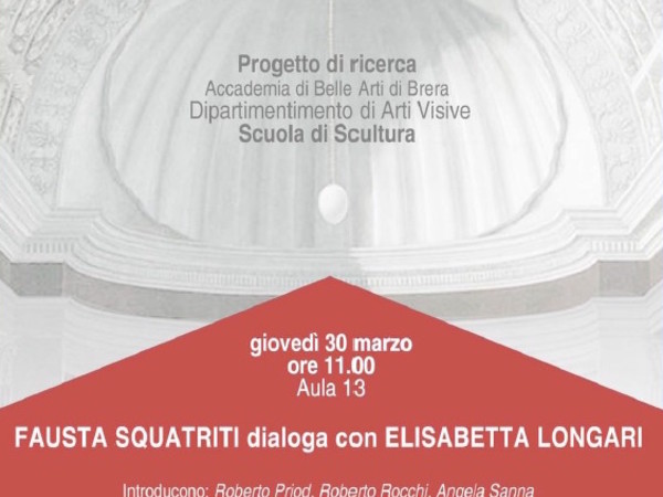 Fausta Squatriti dialoga con Elisabetta Longari