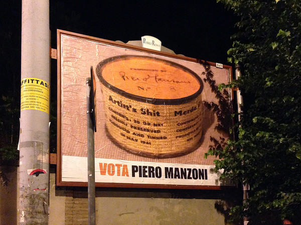 Iginio De Luca, Vota Piero Manzoni, 2014