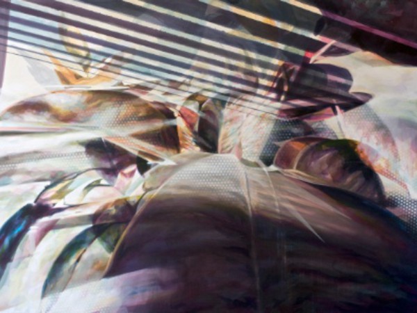 E. Minguzzi, Lucere, acrilico su tela, cm 120x160, 2011