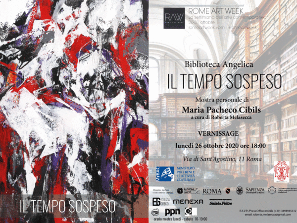 Maria Pacheco Cibils. Il tempo sospeso, Galleria Biblioteca Angelica, Roma