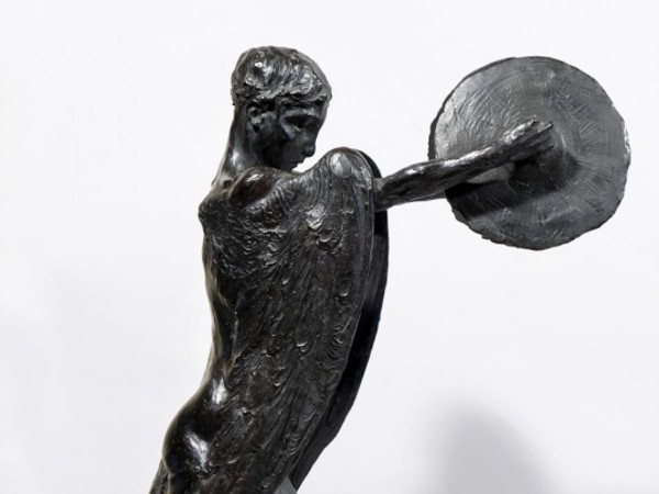 Libero Andreotti, Suonatore di piatti (Genio musicale), 1910, bronzo. Siena, Collezione Banca Monte dei Paschi di Siena