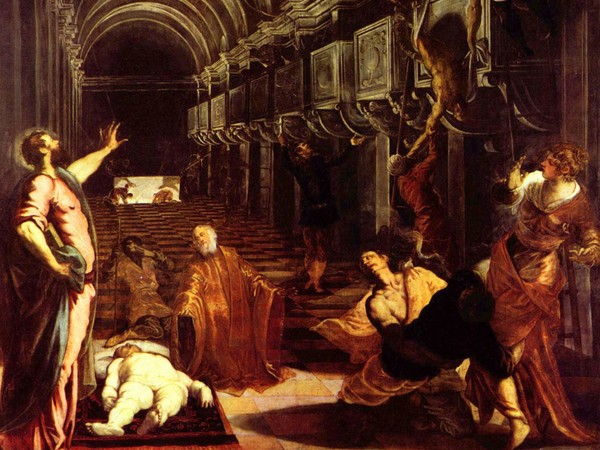 Jacopo Tintoretto, Ritrovamento del corpo di San Marco, 1562-1566, Milano, Pinacoteca di Brera