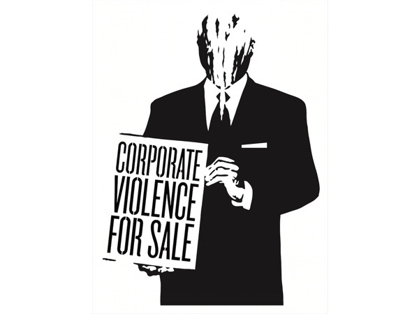Shepard Fairey OBEY, Corporate Violence for Sale| © Shepard Fairey