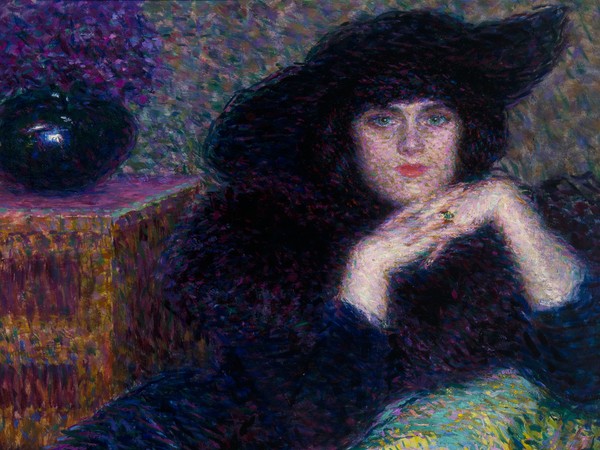 Lionne (Enrico Della Leonessa), Violette, 1913, Olio su tela, Roma, Galleria d’Arte Moderna | Courtesy of Galleria d’Arte Moderna, Roma
