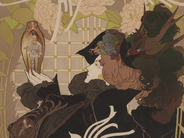 Georges de Feure, Affiche puor Le Journal des Ventes , 1898, Litografia a colori, 40 x 60.5 cm, Private collection, London