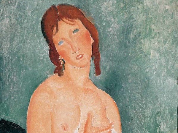 Amedeo Modigliani (Livorno,1884 - Parigi, 1920), Giovane donna in camicia, 1918 | © The Albertina Museum, Vienna, The Batliner Collection