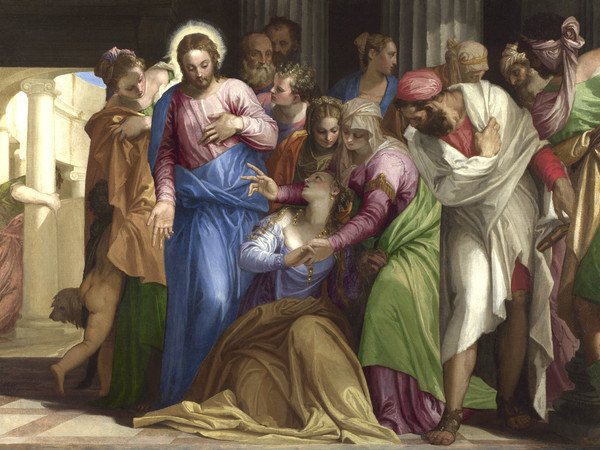 Paolo Veronese, Cristo e l’adultera, The National Gallery, London. Wynn Ellis Bequest, 1876