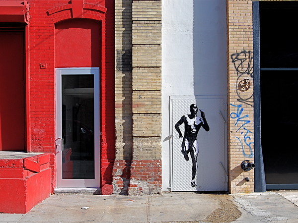 Blek le Rat, On the Run, New York, 2008. Photo by Sybille Prou