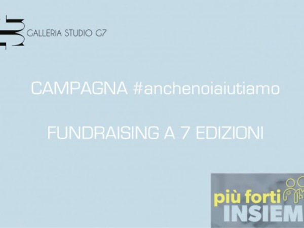 CAMPAGNA #anchenoiaiutiamo. FUNDRAISING A 7 EDIZIONI