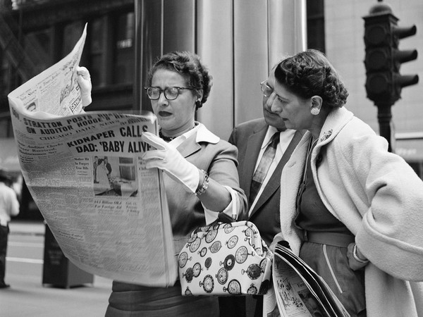 Vivian Maier, Chicago, IL, Gelatin silver print, 2014