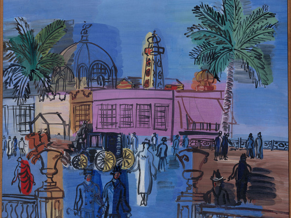 Raoul Dufy, La Jetée-promenade a Nizza, 1926 ca. Olio su tela, 38x46 cm. MAM Paris, Paris Musées / Musée d'Art Moderne 