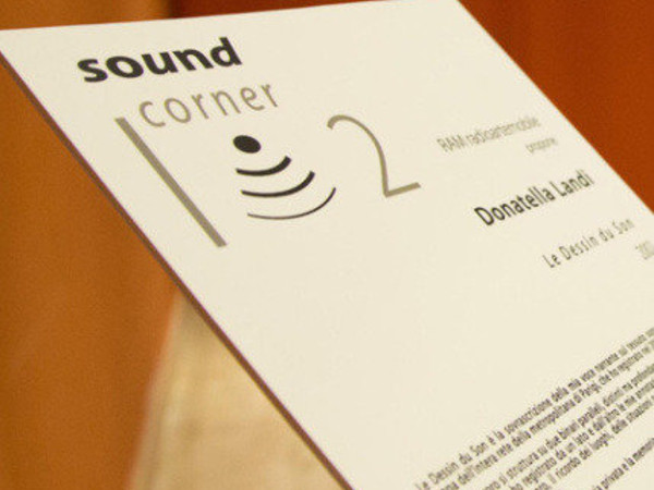 Silvia Giambrone. Sound Corner, Auditorium Parco della Musica, Roma