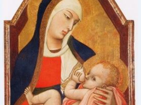 La Madonna del Latte di Ambrogio Lorenzetti, Cripta del Duomo, Siena
