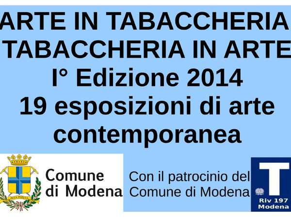 Arte in tabaccheria, tabaccheria in arte, Modena