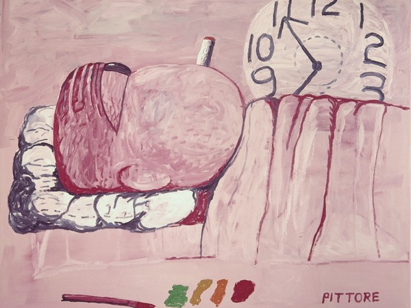 Philip Guston, Pittore, 1973, Olio su tela, 204.47 x 184.78 cm, Collezione privata | © The Estate of Philip Guston | Courtesy of Houser & Wirth