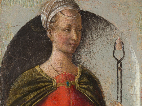 Polittico Griffoni, 1472-1473 circa, Ercole de Roberti, Santa Apollonia, Parigi, Musée du Louvre