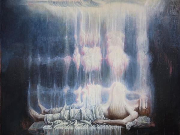 Agostino Arrivabene, Anastasis, olio su lino, cm. 320x300