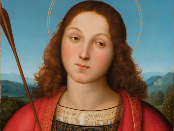 Raffaello Sanzio, <em>San Sebastiano</em>, 1501-1502, olio su tela, Accademia Carrara di Bergamo