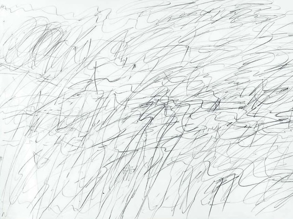 Cy Twombly, Panorama, 1955. Matita su carta, 55,8 x 76,5 cm. © Cy Twombly Foundation