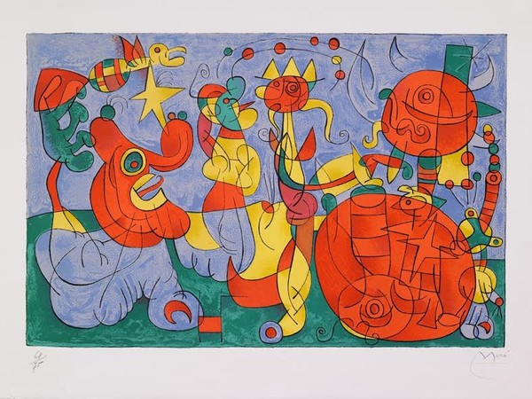 Joan Miró, Ubu Roi (Chez le Roi de Pologne), 1966