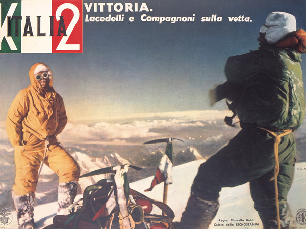 Manifesto del film “Italia K.2”, 1955 