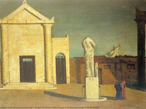 Giorgio De Chirico, L'Enigme d'un après-midi d'autumne, 1910