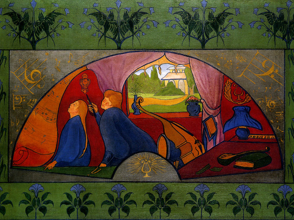 Paul Ranson, <em>L'Iniziazione alla Musica</em>, 1889, Collezione privata