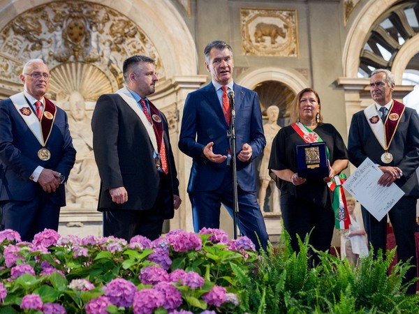 Paolo Nespoli riceve il Premio Lorenzo il Magnifico, 2018