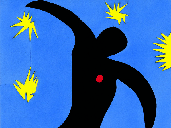 Henri Matisse, Jazz, tavola VIII: Icaro, 1947, Serie di venti tavole colorate realizzate con la tecnica dello stampino, 42,5x65,5 cm. Collection Centre Pompidou, Paris Musée national d’art moderne - Centre de création industrielle. Photo : © Centre Pompidou, MNAM-CCI/ Georges Meguerditchian/Dist. RMN-GP © Succession H. Matisse by SIAE 2015