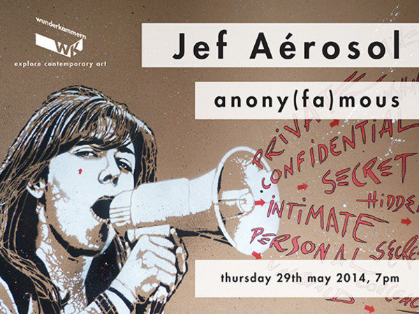 Jef Aerosol. Anony(fa)mous, Wunderkammern, Roma
