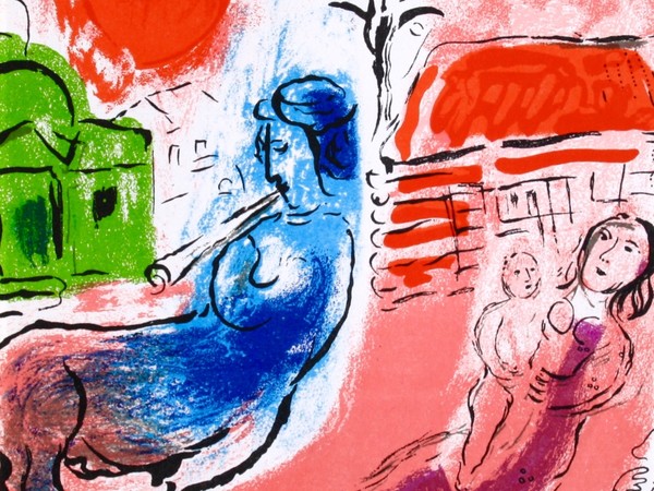 Marc Chagall, Maternité Au Centaure , 1957 | Courtesy of Elena Salamon Arte Moderna, Torino