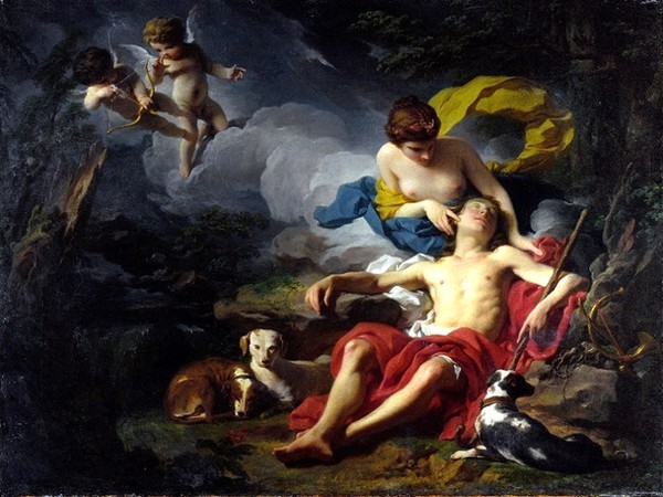 Pierre Subleyras, Diana ed Endimione, 1740 ca, olio su tela. Londra, National Gallery