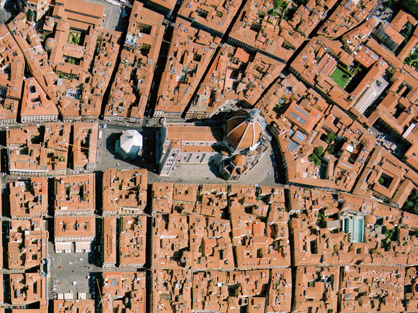 Firenze veduta aerea del complesso di Santa Maria del Fiore