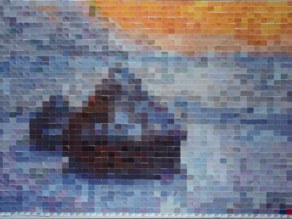 Vik Muniz,  Picture of Color, After Claude Monet, 2001 fotografia,  125,5 x 194,2 cm