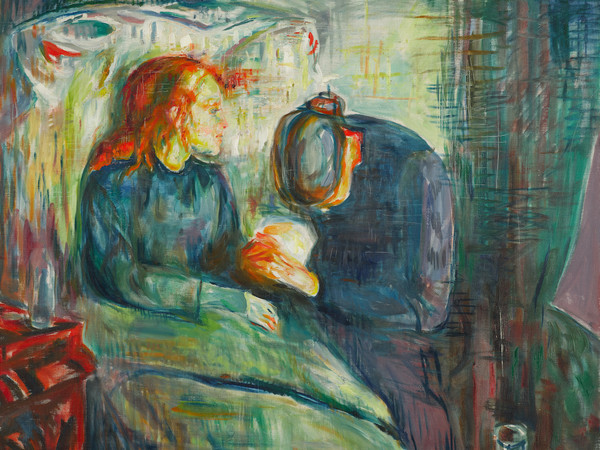 Munch. Amori fanstasmi e donne vampiro - Edvard Munch, The Sick | © Munch, Oslo