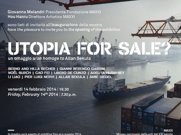 Utopia for sale? Un omaggio ad Allan Sekula, MAXXI, Roma