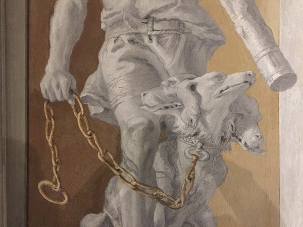 Giandomenico Tiepolo, Ercole con Cerbero incatenato, (Particolare)