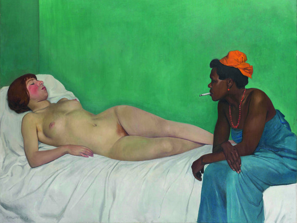 Félix Vallotton "La Blanche et la Noire" (1913) courtesy © Dauerleihgabe, Hahnloser/Jaeggli Stiftung, Kunstmuseum Bern