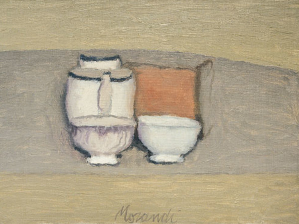 Giorgio Morandi, Natura morta, 1958.  Olio su tela, cm. 25,5x35,5